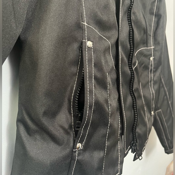 Vance Leathers Textile Fabric Fitted Moto Jacket with Removable Quilted Liner - Picture 4 of 13